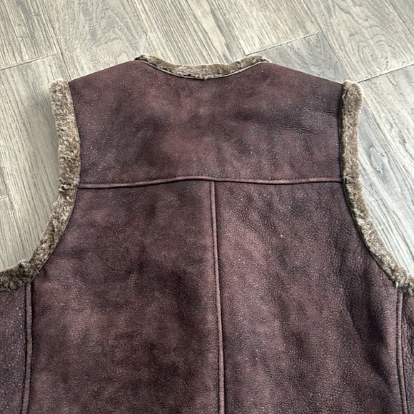 🔥Bod & Christensen🔥 | Brown 100% sheepskin shearling vest ✨Mob wife era✨ - Picture 12 of 12